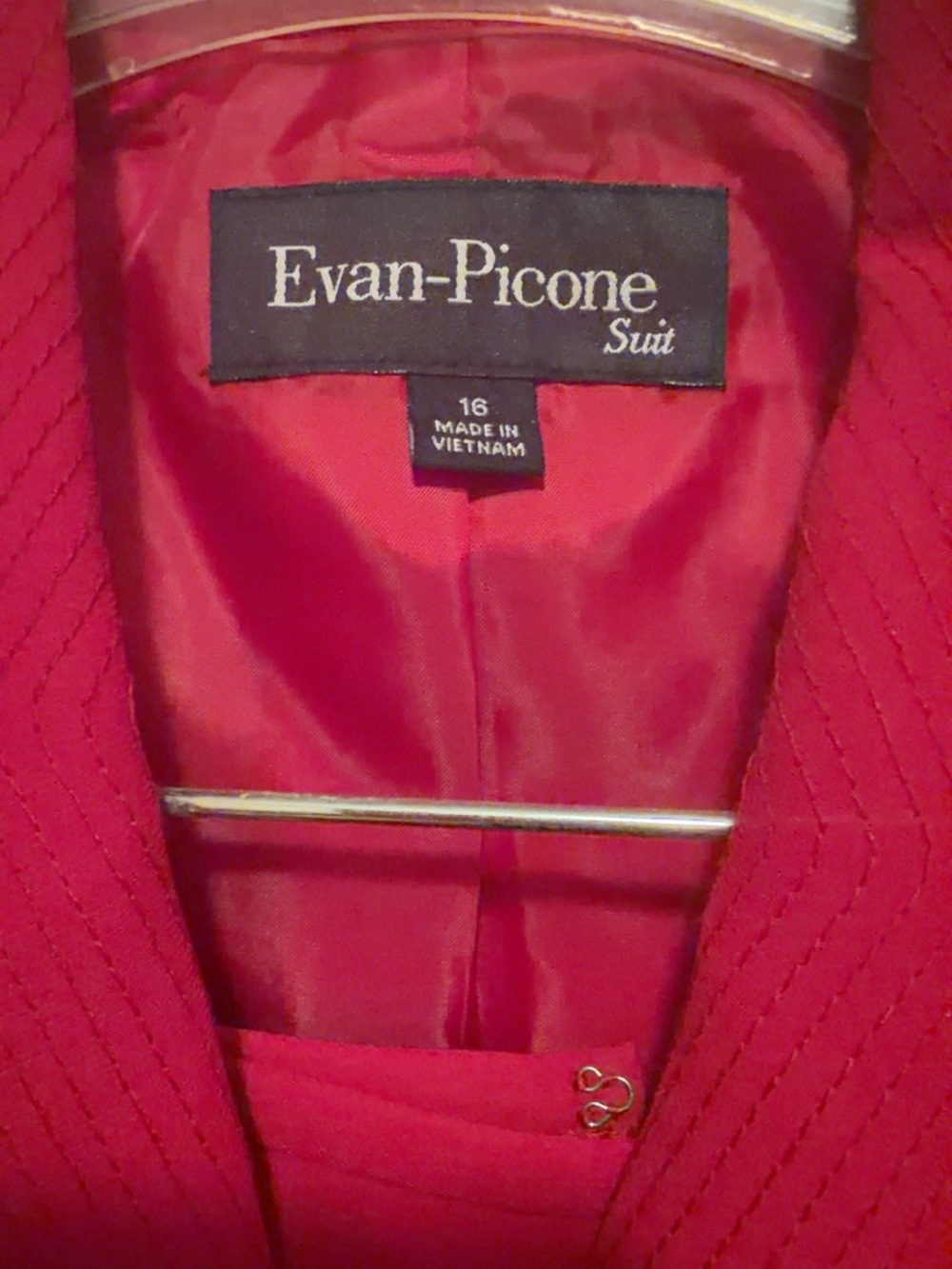Evan Picone Red Women's Suit Jacket